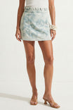 Paper Bag Waist Mini Skirt
