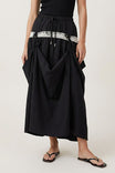 Adjustable Tie Panel Mxi Skirt