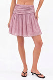 Elodie Ruched Waist Mini Skirt