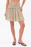 Elodie Ruched Waist Mini Skirt