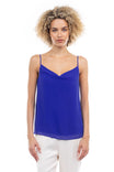 Cowl Neck Tank With Knotted Strap