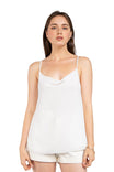 Cowl Neck Tank With Knotted Strap