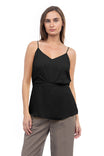 Spaghetti Strap Cami With Back Invisible Zipper