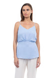 Spaghetti Strap Cami With Back Invisible Zipper