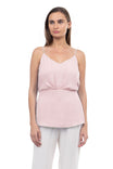 Spaghetti Strap Cami With Back Invisible Zipper