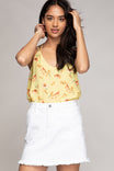 Print Cami With Double Spaghetti Strap