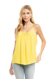 Pleated Front Racer Back Top