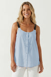 Buckle Strap Sleeveless Top