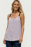 Buckle Strap Sleeveless Top