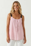 Buckle Strap Sleeveless Top