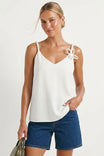3D Twisted Flower Tank Top