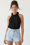 Sleeveless Braid Detail Top