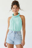 Sleeveless Braid Detail Top