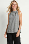 Sleeveless Contrast Stitch Top