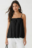 Bubble Top With Bow String Detail
