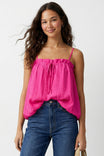 Bubble Top With Bow String Detail