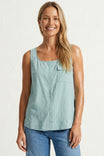 Contrast Stitch Detail Sleeveless Top