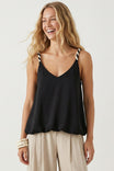 Twisted Strap W/ High Low Bubble Top