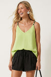Twisted Strap W/ High Low Bubble Top
