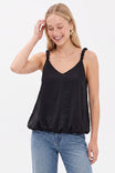 Billowy Strap Accent Tank Top
