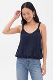 Billowy Strap Accent Tank Top