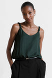 Billowy Strap Accent Tank Top