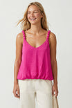 Billowy Strap Accent Tank Top