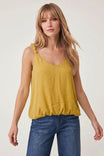 Billowy Strap Accent Tank Top