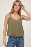 Billowy Strap Accent Tank Top