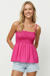 Pom Pom Smocking Top