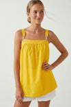 Contrast Rope Detail Sleeveless Top