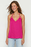 Ring Detail Halter Top