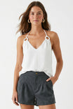 Ring Detail Halter Top