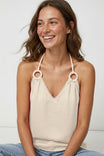 Ring Detail Halter Top