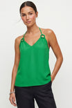 Ring Detail Halter Top