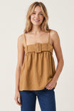 Statement Buckle Sleeveless Top