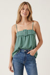 Statement Buckle Sleeveless Top