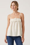 Statement Buckle Sleeveless Top