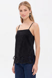 Soft Matte Side Tie Embroidered Top