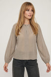 Raglan Sleeve Textured Blouse