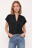 Soft Matte Drop Shoulder Blouse