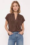 Soft Matte Drop Shoulder Blouse