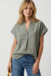 Soft Matte Drop Shoulder Blouse
