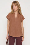 Soft Matte Drop Shoulder Blouse