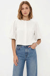 Puff Sleeve Button Up Blouse