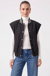 Soft Matte Sporty Bomber Vest