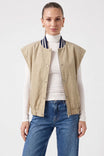 Soft Matte Sporty Bomber Vest