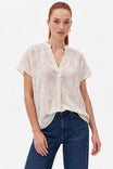 Romy Snake Print Drop Shoulder Blouse