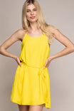Belted Racerback Dress