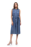 Tencel™ Sleeveless Midi Dress